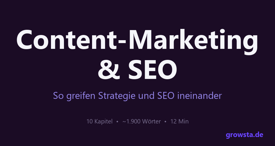 Content-Marketing & SEO – So greifen Strategie und SEO ineinander