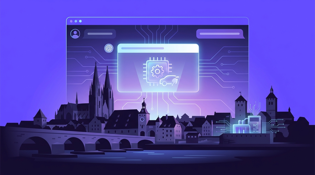 GEO Agentur Regensburg – KI-Sichtbarkeit für Regensburger Automotive-, Mikroelektronik- und Maschinenbau-Unternehmen in ChatGPT, Gemini und Perplexity