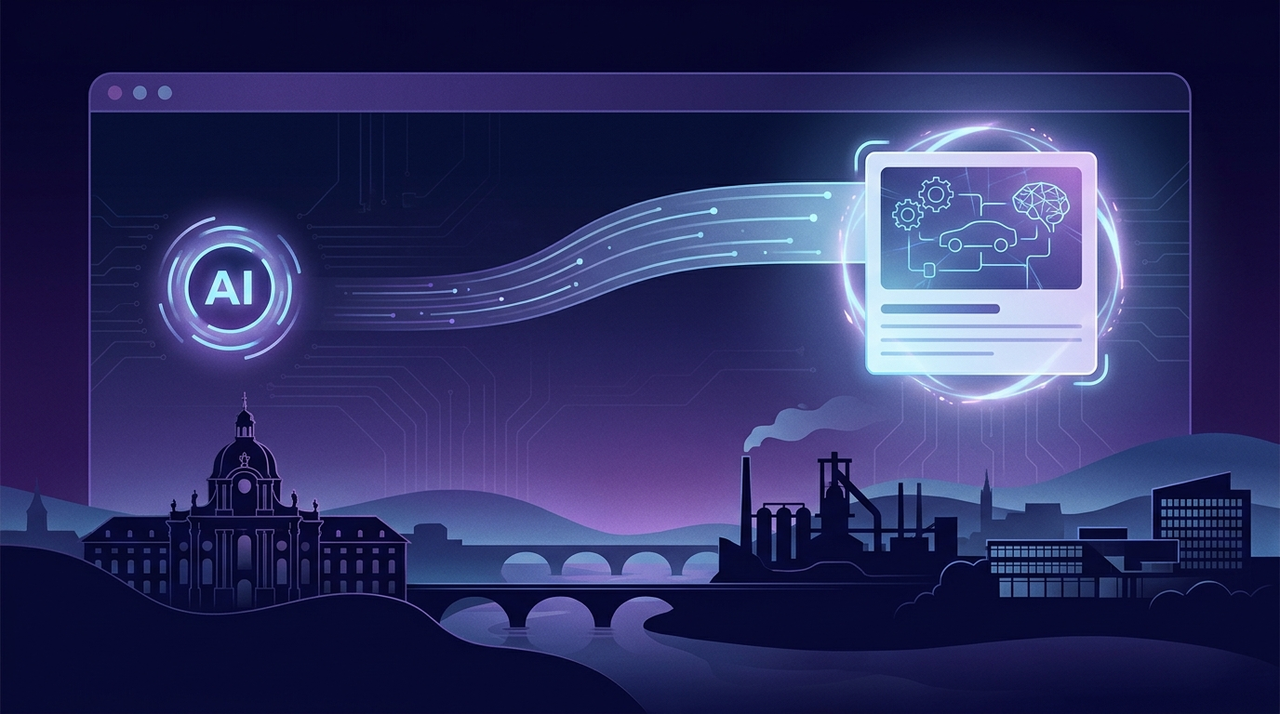 GEO Agentur Saarbrücken – KI-Sichtbarkeit für Saarbrücker Industrie-, IT- und Forschungsunternehmen in ChatGPT, Gemini und Perplexity