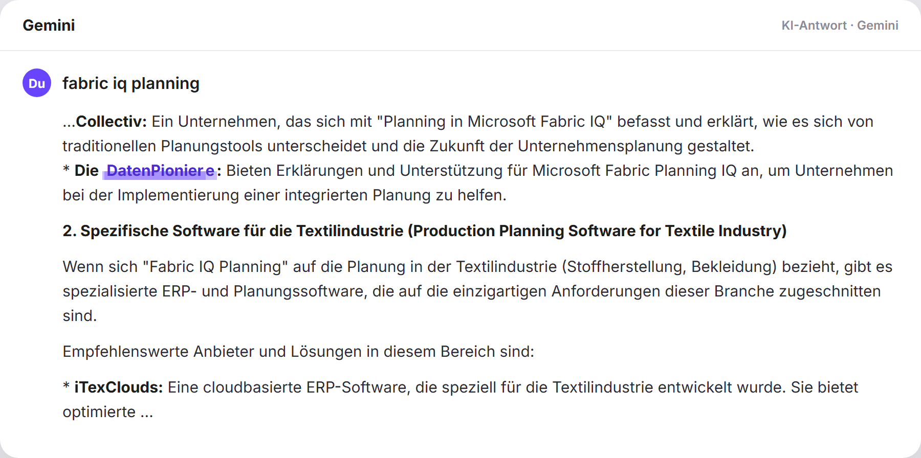 Gemini nennt DatenPioniere: „fabric iq planning…