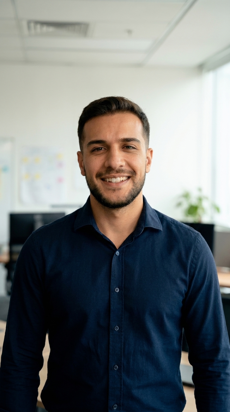 Sami von Growsta in der Agentur