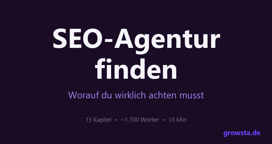 SEO-Agentur finden – Worauf du wirklich achten musst
