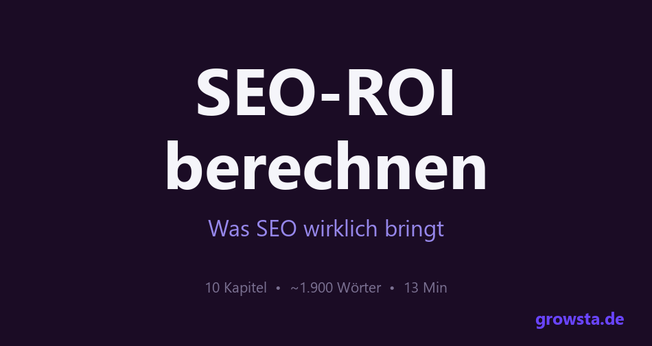 SEO-ROI berechnen – Was SEO wirklich bringt